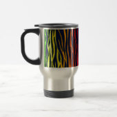 Rainbow zebra stripe mok koffie (Links)