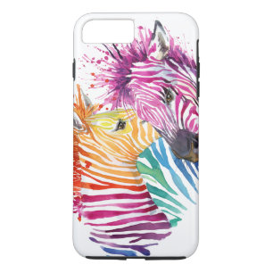 Rainbow Zebra-telefoondraagtas Case-Mate iPhone Case
