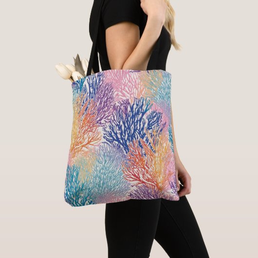 Rainbow Zee Fan Garden - Canvas tas (Dichtbij)