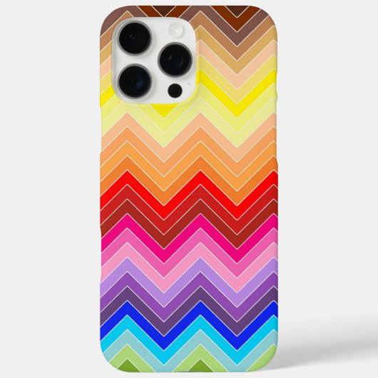 Rainbow Zig Zag Case-Mate iPhone Case (Achterkant)