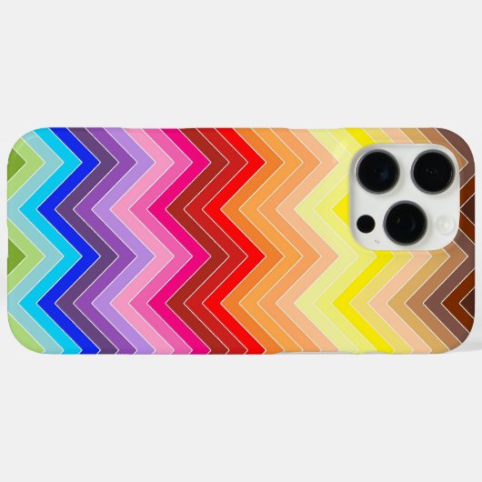 Rainbow Zig Zag Case-Mate iPhone Case (Achterkant (horizontaal))