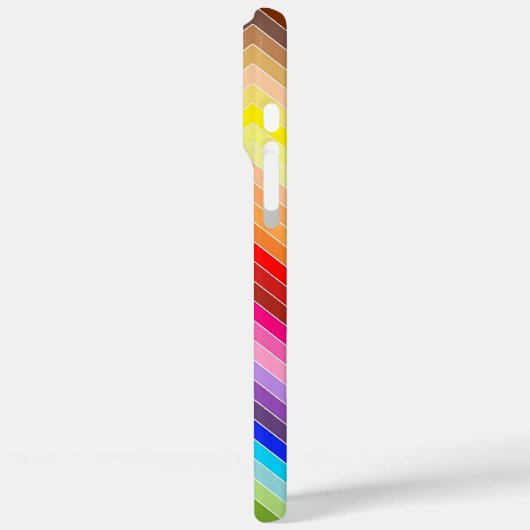 Rainbow Zig Zag Case-Mate iPhone Case (Achterkant / Links)