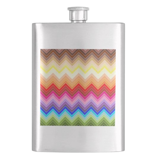 Rainbow Zig Zag Flacon (Voorkant)