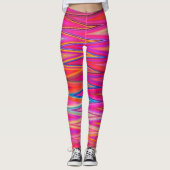Rainbow ZigZag Leggings (Voorkant)