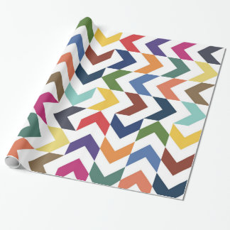 Rainbow ZigZag Wrapping Paper Cadeaupapier