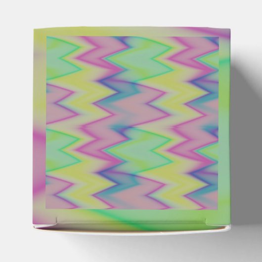 Rainbow Zigzags Bedankdoosjes (Bovenkant)