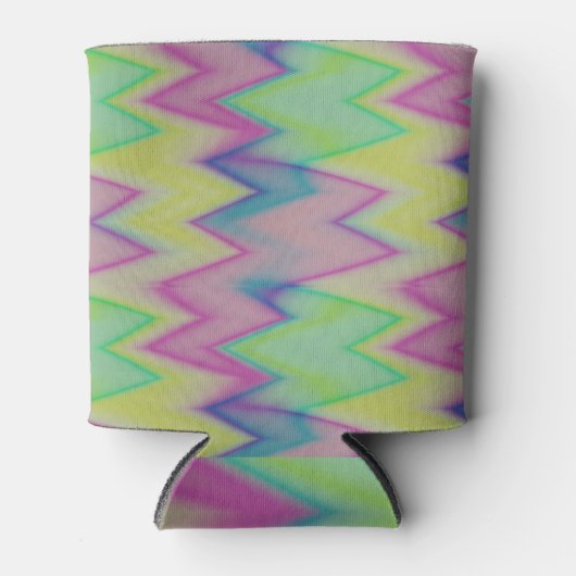 Rainbow Zigzags Blikjeskoeler (Voorkant)