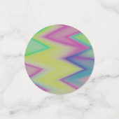 Rainbow Zigzags Confetti (Kleine voorkant)