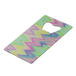 Rainbow Zigzags Creditkaart Flessenopener