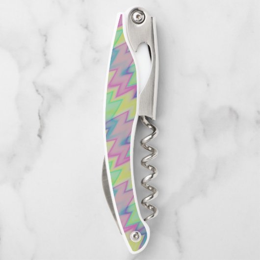 Rainbow Zigzags Kurkentrekker (Achterkant)