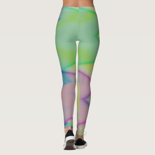 Rainbow Zigzags Leggings (Achterkant)