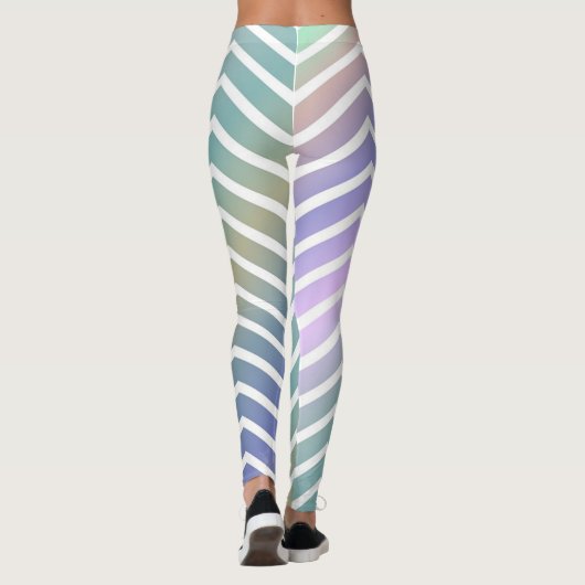 Rainbow Zigzags Leggings (Achterkant)