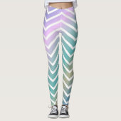 Rainbow Zigzags Leggings (Voorkant)