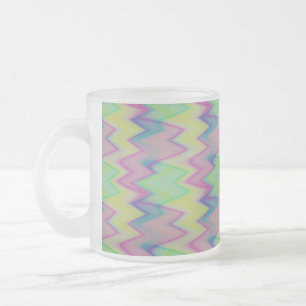 Rainbow Zigzags Matglas Koffiemok