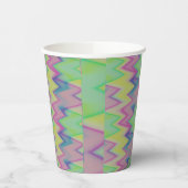 Rainbow Zigzags Papieren Bekers (Links)
