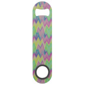 Rainbow Zigzags Speed Flessenopener (Voorkant)