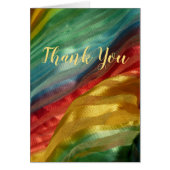 Rainbow Zijde Hartelijk dank voor uw Fabric-fotobr (Voorkant)