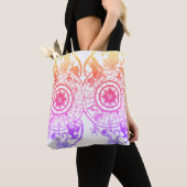 Rainbow Zodiac Astrological Signs  on a Tote Bag (Dichtbij)