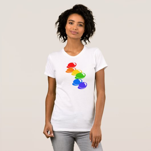 Rainbowboon T-shirt (Voorkant volledig)