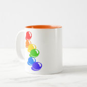 Rainbowboon Tweekleurige Koffiemok (Voorkant links)