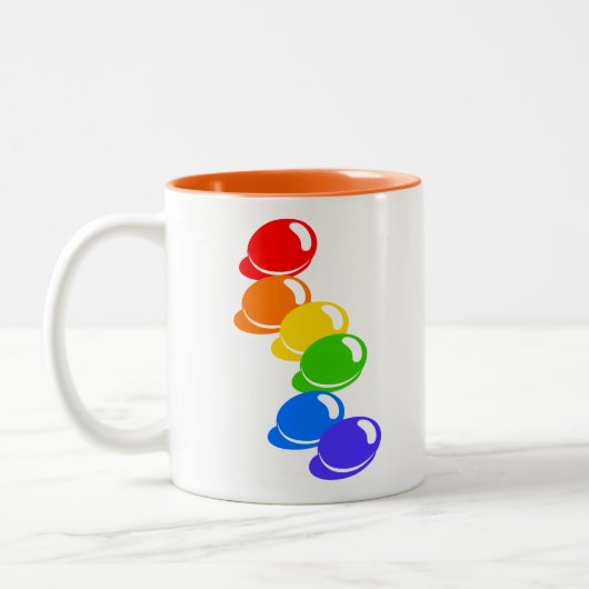Rainbowboon Tweekleurige Koffiemok (Links)