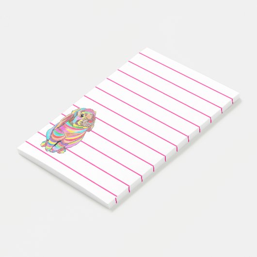 Rainbowbunny Post-it Notes (Schuin)