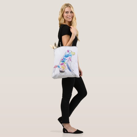 RainbowDog Boekentas Tote Bag (Op model)