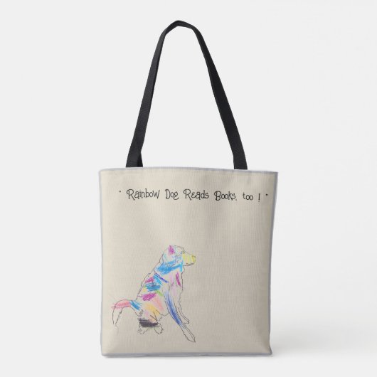 RainbowDog Boekentas Tote Bag (Achterkant)