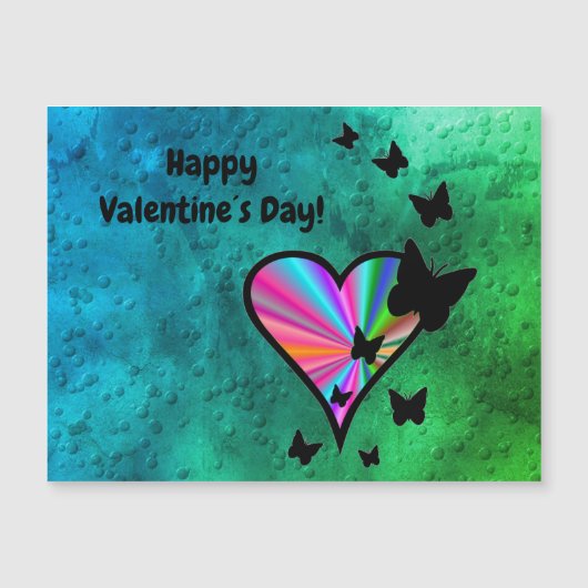 Rainboweart en vlinder (Voorkant)