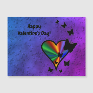 Rainboweart en vlinder