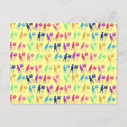 Rainbowed School Girls Briefkaart (Voorkant)
