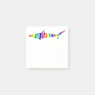 Rainbowed Shark Post-it® Notes
