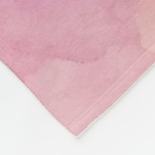 Rainbowed WaterColour Fleece Deken (Hoek)