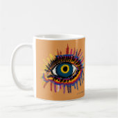 Rainboweye - orange koffiemok (Links)