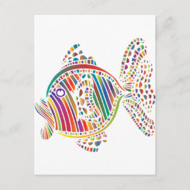 RainbowFish-Wenskaart Briefkaart