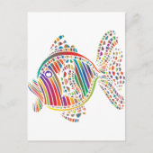 RainbowFish-Wenskaart Briefkaart (Voorkant)