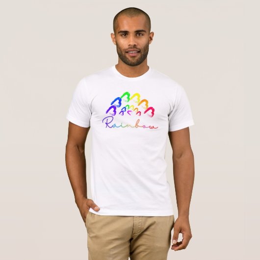 RainbowHearts T-shirt (Voorkant volledig)