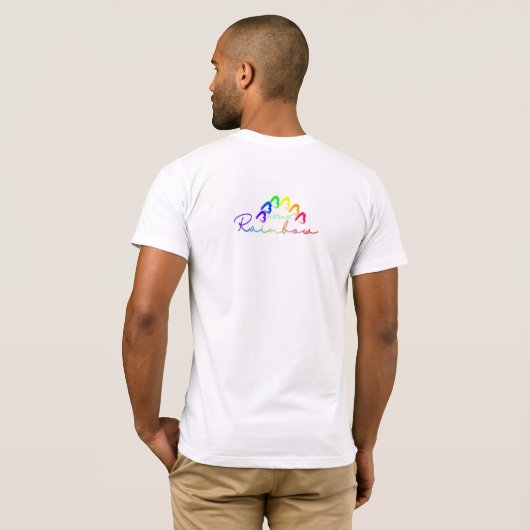 RainbowHearts T-shirt (Achterkant volledig)