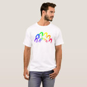 RainbowHearts T-shirt (Voorkant volledig)