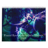 Rainbowjellyfish Fractal Eye-Snoep - Gepersonalise Kalender (Hoes)