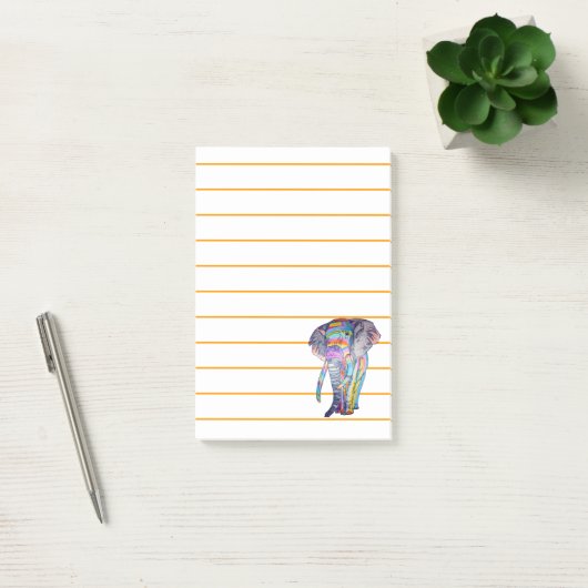 Rainbowphant Post-it Notes (Kantoor)