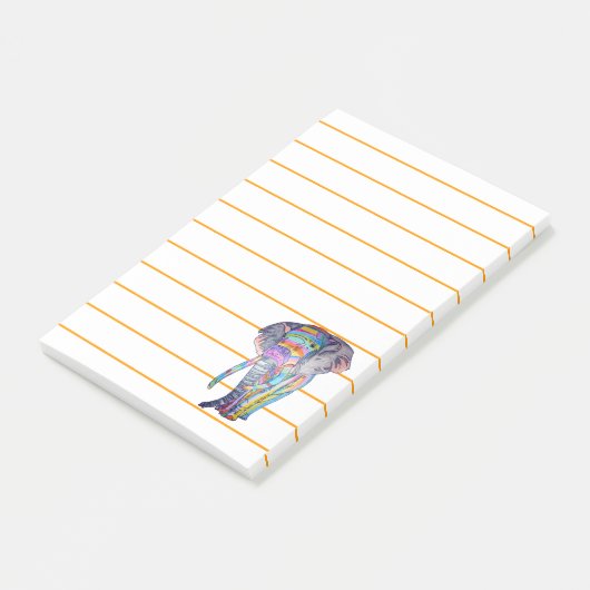 Rainbowphant Post-it Notes (Schuin)