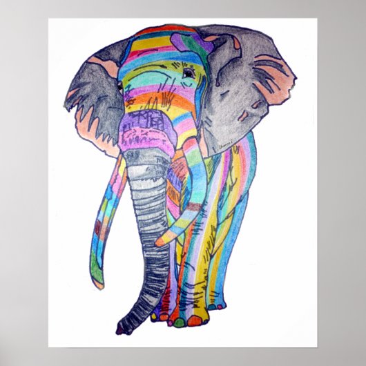 RAINBOWPHANT POSTER (Voorkant)