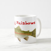 Rainbows achtervolgen koffiemok (Voorkant rechts)