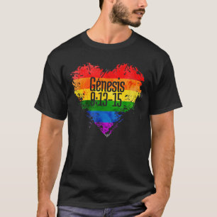 Rainbows als een belofte van God Gen. 913-15 T-Shi T-shirt