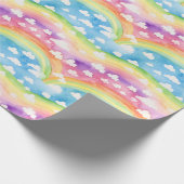  Rainbows and Clouds Cadeaupapier (Hoek)