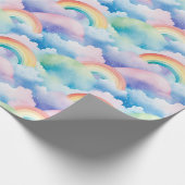  Rainbows and Clouds Cadeaupapier (Hoek)