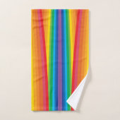 Rainbows Bath-handdoekset Retro Bad Handdoek (Handdoek)