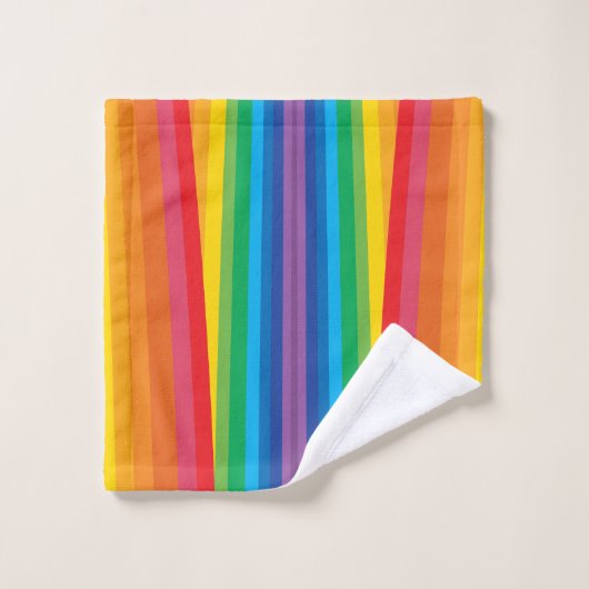 Rainbows Bath-handdoekset Retro Bad Handdoek (Wasdoekje)