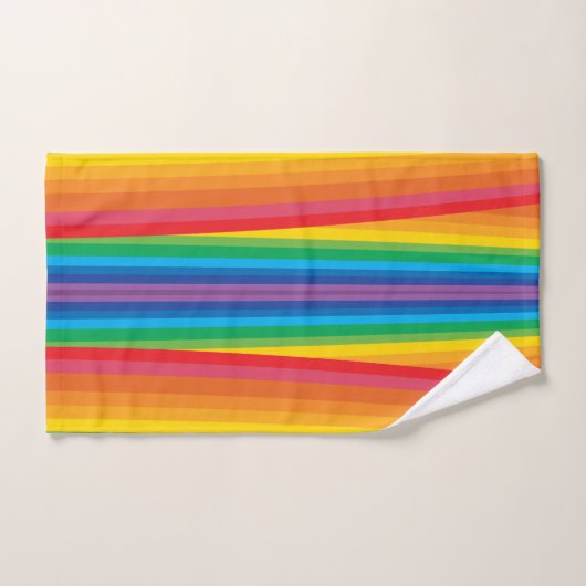 Rainbows Bath-handdoekset Retro Bad Handdoek (Handdoek)